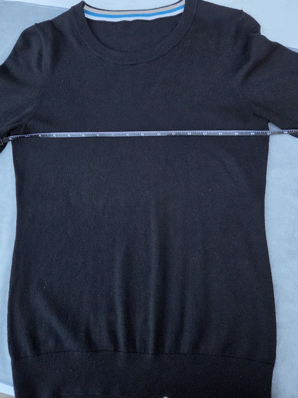 Black Crewneck Sweater - Classic Knit Top